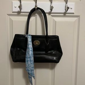Black coach purse